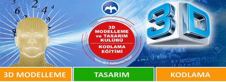 3D MODELLEME ve TASARIM KULÜBÜ, KODLAMA EĞİTİMİ